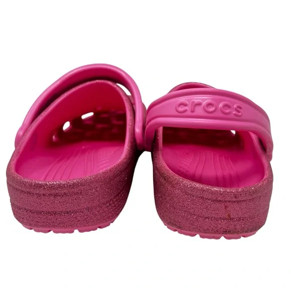 Crocs Pink Glitter Clogs - Picture 6 of 9